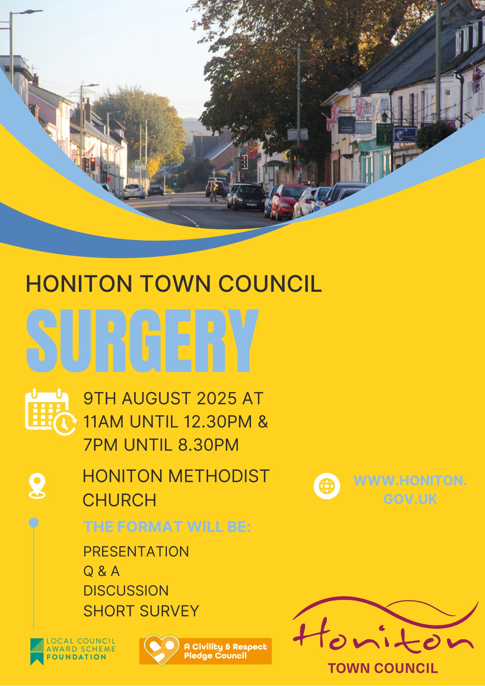 Honiton Town Council Surgery
