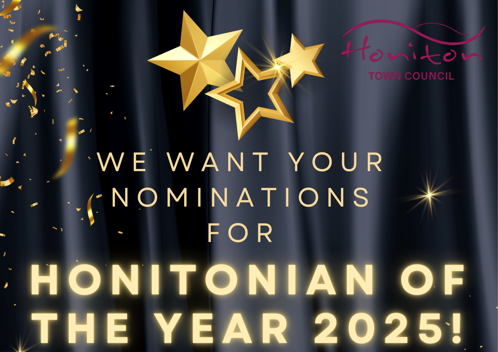 Honitonian of the Year 2025 annual award - call for nominations