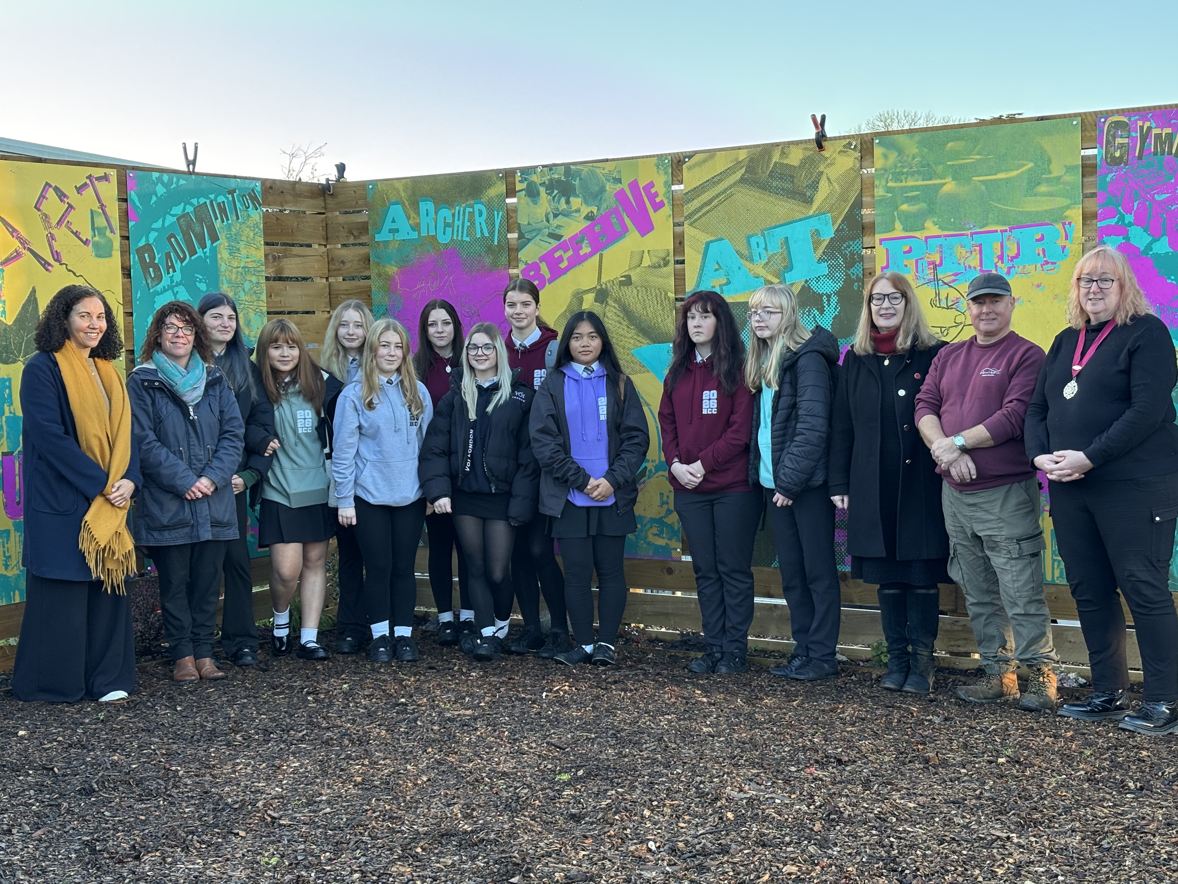 Press Release - Honiton Town Council and Thelma Hulbert Gallery (THG) have revealed a new art installation at the Beehive in Honiton.