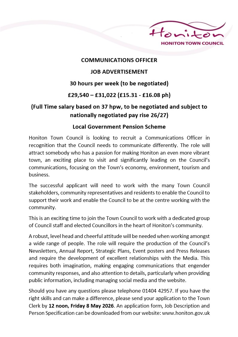Recruiting for a Communications Officer