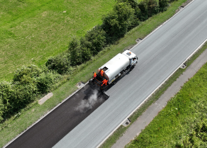 Surface Dressing of Roads in Honiton