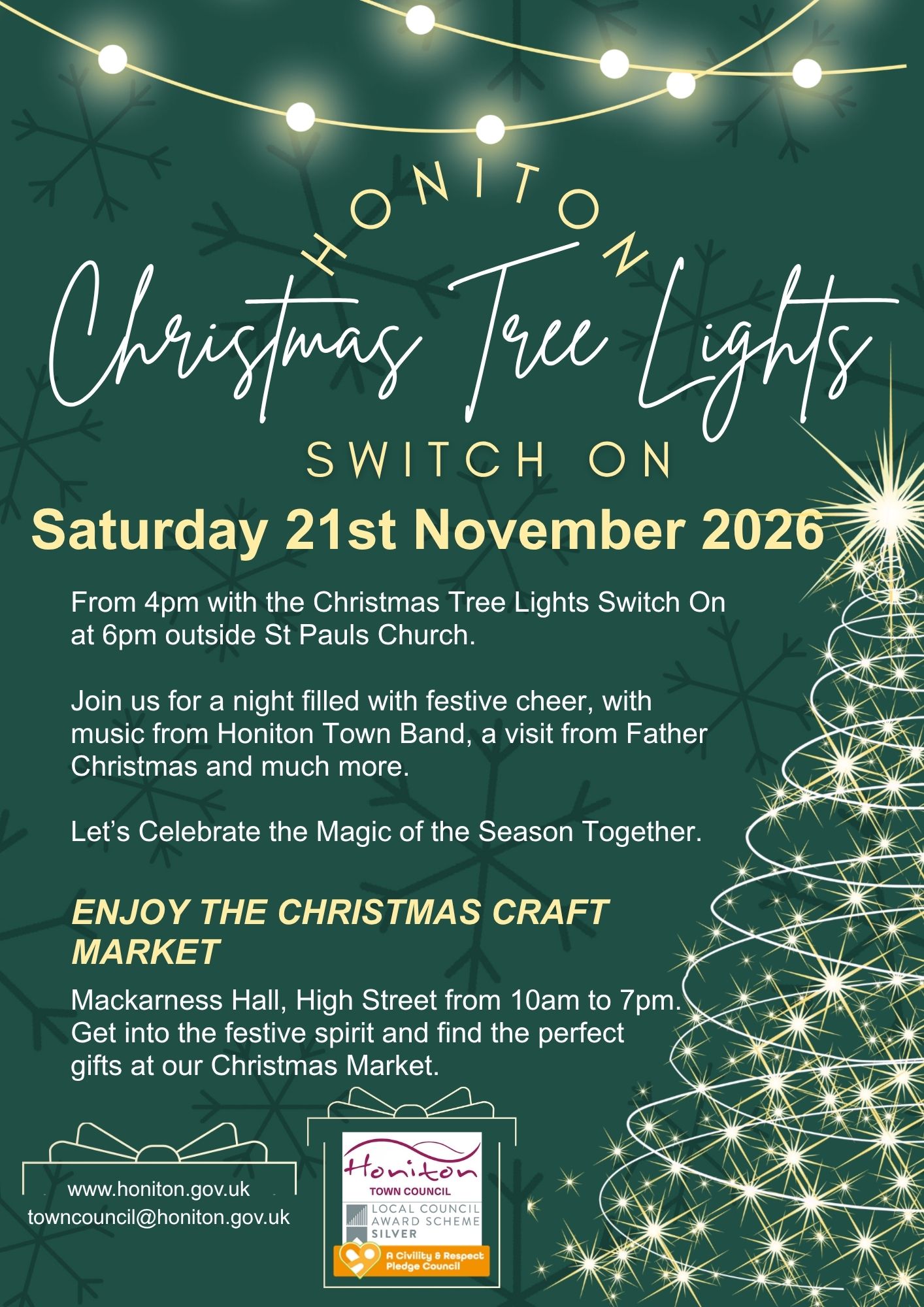 Christmas Tree Lights Switch On 2026